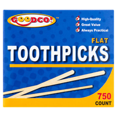 GoodCo! Flat Toothpicks, 750 count