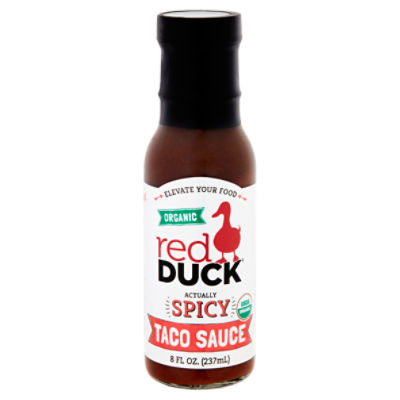 Red Duck Organic Actually Spicy Taco Sauce, 8 fl oz