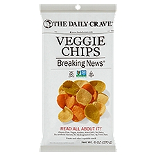 The Daily Crave Breaking News Veggie Chips, 6 oz