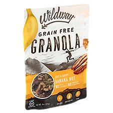 Wildway Granola, Soft & Chewy Banana Nut Grain Free, 8 Ounce