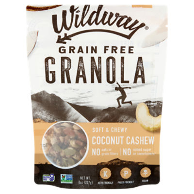 Wildway Soft & Chewy Coconut Cashew Grain Free Granola, 8 oz