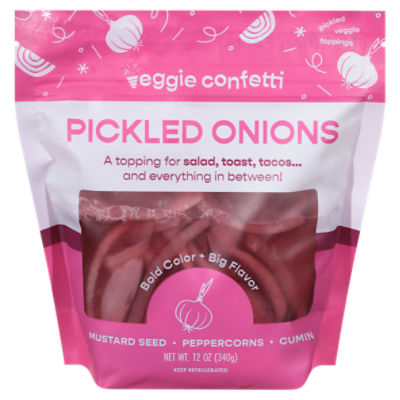 Veggie Confetti Pickled Onions, 12 oz