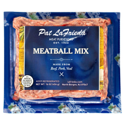 Pat La Frieda Meat Purveyors Meatball Mix, 16 oz