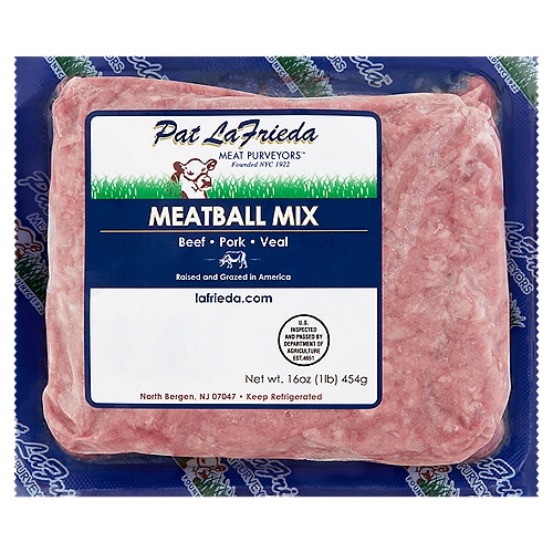 Pat La Frieda Meat Purveyors Meatball Mix, 16 oz
