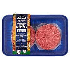 Pat La Frieda Meat Purveyors Original Blend Beef Burgers, 4 count, 24 oz