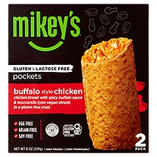 Mikey's Buffalo Style Chicken, Pockets, 8 Ounce