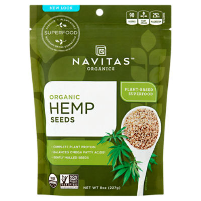 Navitas Organics Organic Hemp Seeds, 8 oz ShopRite