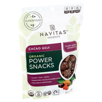 Navitas Cacao Goji Organic Power Snacks, 8 oz