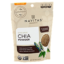 Navitas Organics Chia Powder, Organic, 8 Ounce