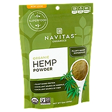 Navitas Organics Organic Hemp Powder, 12 oz