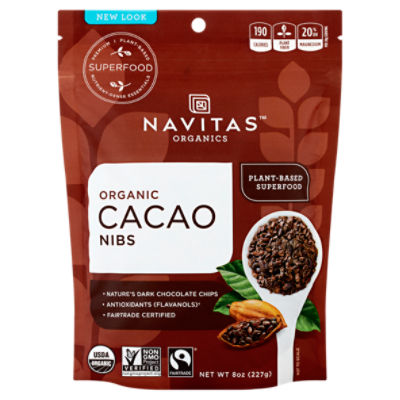 Wholefood Earth Organic Cacao Nibs 500g Raw Vegan Gmo Free | Desertcart