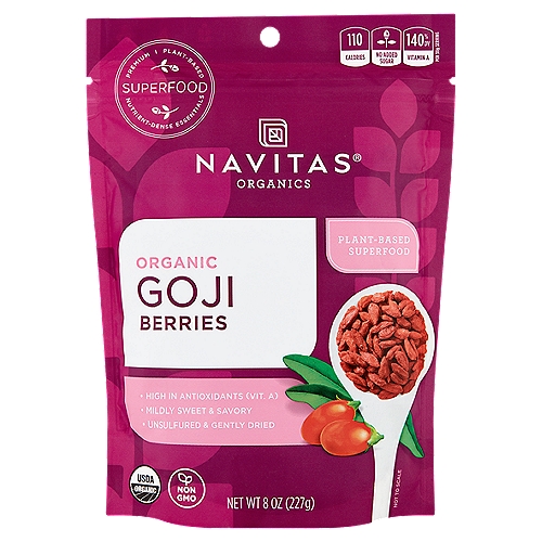 Navitas Organics Organic Goji Berries, 8 oz