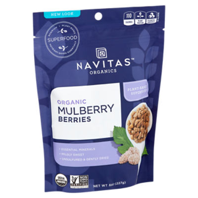 Navitas Organics Organic Mulberry Berries, 8 oz