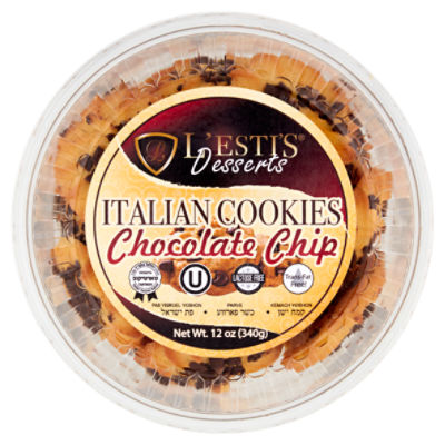L'esti's Desserts Chocolate Chip Italian Cookies, 12 oz