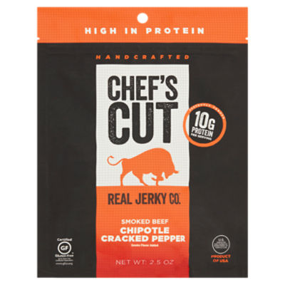 Chef's Cut Chipotle Cracked Pepper Smoked Beef, 2.5 oz