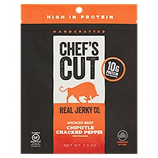 Chef's Cut Chipotle Cracked Pepper Smoked Beef, 2.5 oz