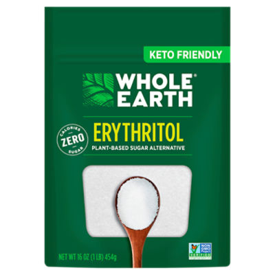 Whole Earth Erythritol PlantBased Sugar Alternative, 16 oz