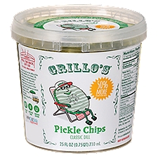 Grillo's Classic Dill Pickle Chips, 25 fl oz