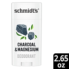 Schmidt's Signature Charcoal & Magnesium Natural Deodorant, 2.65 oz