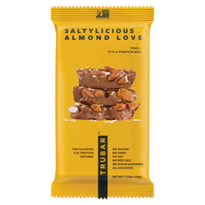 Trubar Saltylicious Almond Love Protein Bar, 1.76 oz