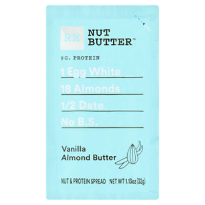 RX Nut Butter Vanilla Almond Butter Spread, 1.13 oz