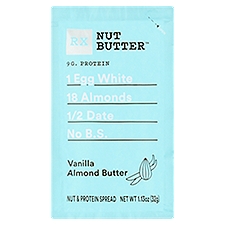 RX Nut Butter Vanilla Almond Butter, Spread, 1.13 Ounce