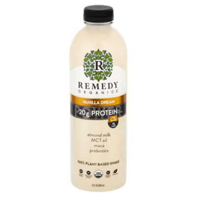 Remedy Organics Vanilla Dream 100% Plant Based Shake, 32 fl oz