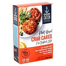 Good Catch Crab Cakes, New England Style Plant-Based, 8 Ounce