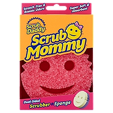Scrub Daddy Scrub Mommy The Original Dual-Sided Scrubber+Sponge, 1 Each
