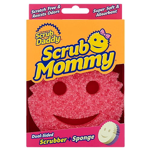 Scrub Daddy Scrub Mommy The Original Dual-Sided Scrubber+Sponge