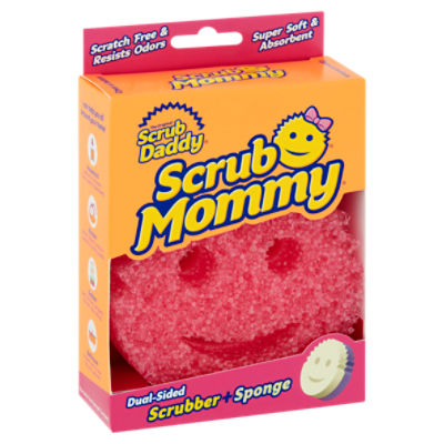 Scrub Daddy Sponge - Lemon Fresh Scent - Scratch-Free Multipurpose