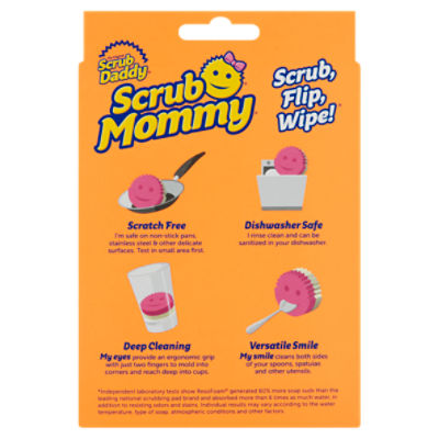 Scrub Daddy Scrub Mommy The Original Dual-Sided Scrubber+Sponge - ShopRite