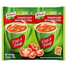 Knorr Cup a Soup Tomato Soup with Croutons, 31 g, 2 count