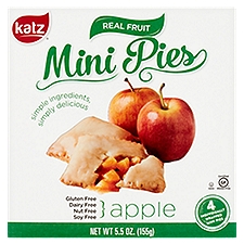 Katz Apple Mini Pies, 4 count, 5.5 oz