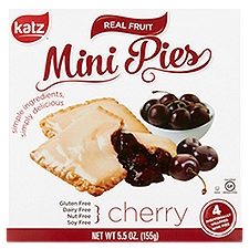 Katz Cherry Mini Pies, 4 count, 5.5 oz
