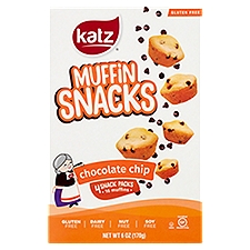 Katz Chocolate Chip Muffin Snacks, 16 count, 6 oz