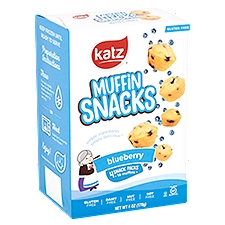 Katz Gluten Free Blueberry, Muffin Snacks, 1 Each