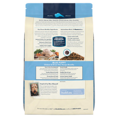 Blue life shop puppy food