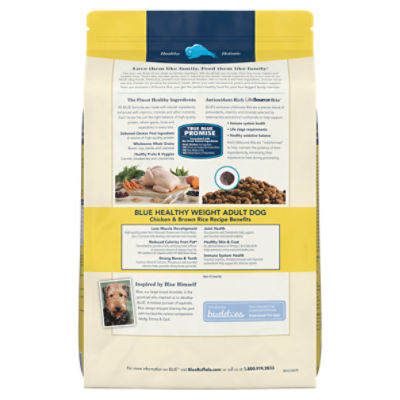 Blue buffalo dog shop food nutrition label