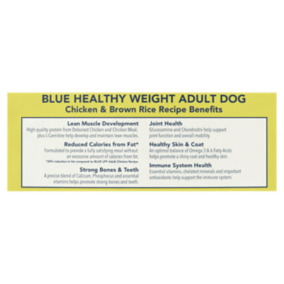 Blue buffalo outlet healthy weight calories