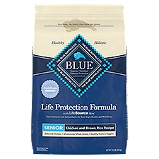 The Blue Buffalo Co. Blue Life Protection Formula Natural Food for Dogs, Senior, 15 lbs