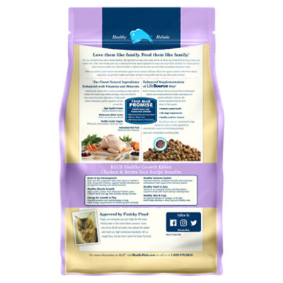 Blue buffalo healthy growth natural outlet kitten dry cat food