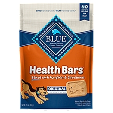 Blue Health Bars Natural Biscuits for Dogs, Original Pumpkin & Cinnamon, 16 Ounce