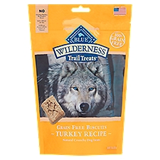 Blue Wilderness Natural Crunchy Dog Treats, Trail Treats Turkey Recipe, 10 Ounce