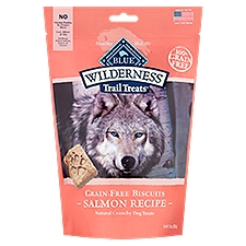 Blue Wilderness Natural Crunchy Dog Treats, Trail Treats Salmon Recipe, 10 Ounce