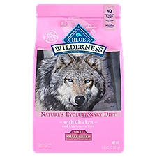 Blue Wilderness Chicken Small Breed Adult Dog Food, 72 Ounce