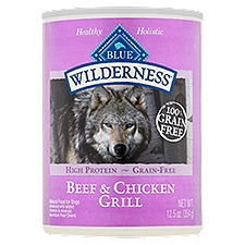 Blue Wilderness Grilled Beef & Chicken Wet Dog Food, 12.5 Ounce