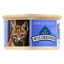 The Blue Buffalo Co. Blue Wilderness Chicken Recipe Natural Food for Kittens, 3 oz
