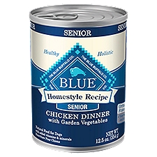 The Blue Buffalo Co. Blue Homestyle Recipe Chicken Dinner Natural Food for Dogs, Senior, 12.5 oz