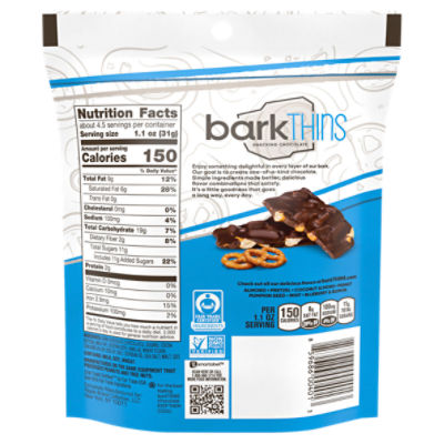 Trying Bark Thins Snacking Chocolate - Almond, Pretzel and Coconut 